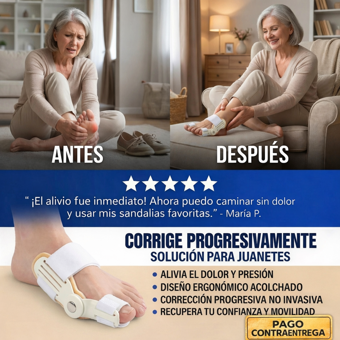 CORRECTOR DE JUANETE — Vuelve a caminar sin dolor y con confianza