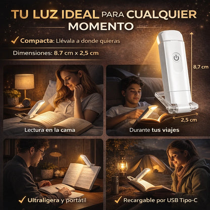 LÁMPARA DE LECTURA PARA LIBRO