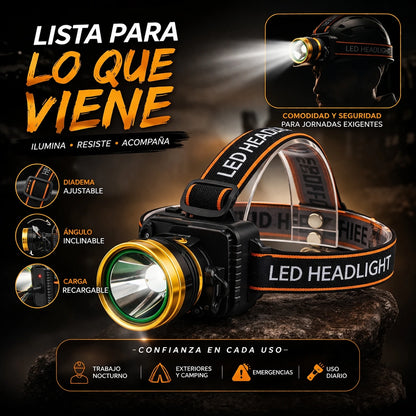 LINTERNA MINERA RECARGABLE