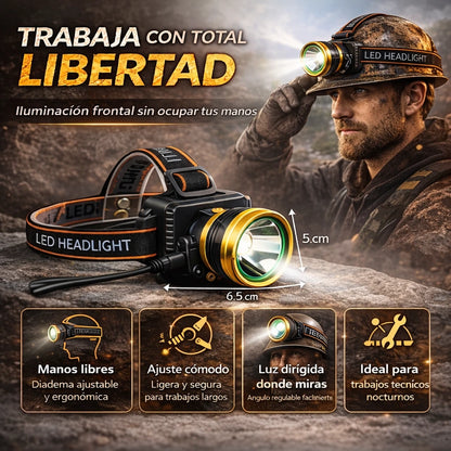 LINTERNA MINERA RECARGABLE