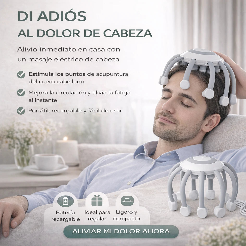 MASAJEADOR DE CABEZA ARAÑA