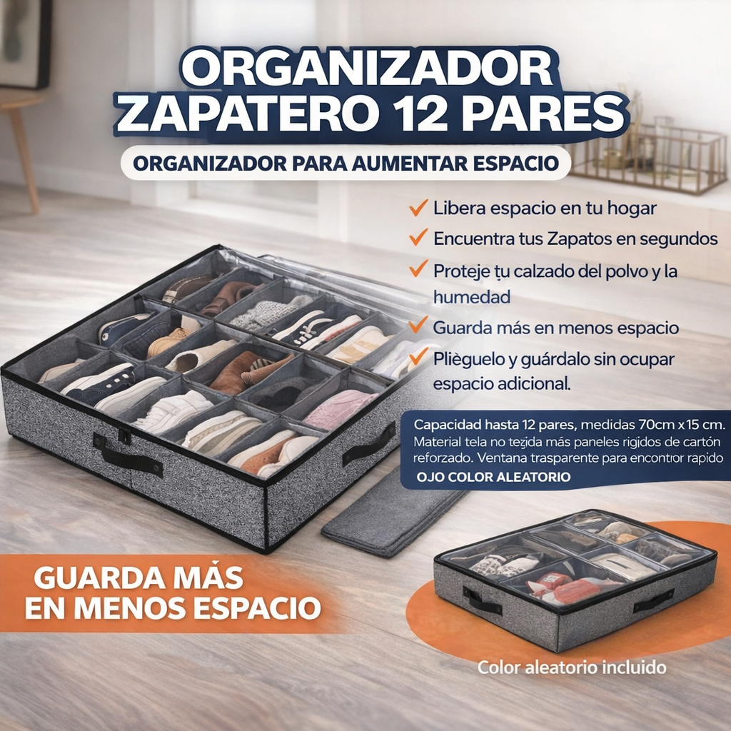 ORGANIZADOR ZAPATERO 12 PARES