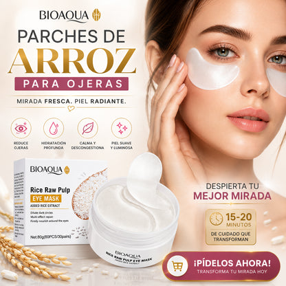 Parches de Arroz Para Ojeras - Bioaqua