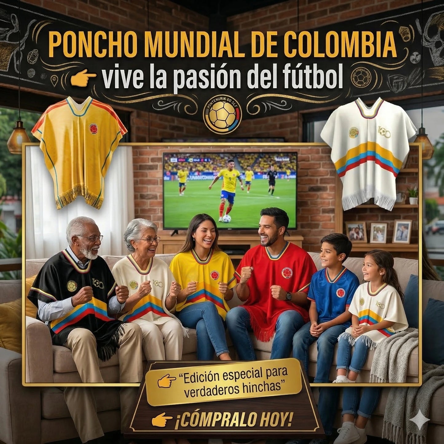 PONCHO MUNDIAL DE COLOMBIA