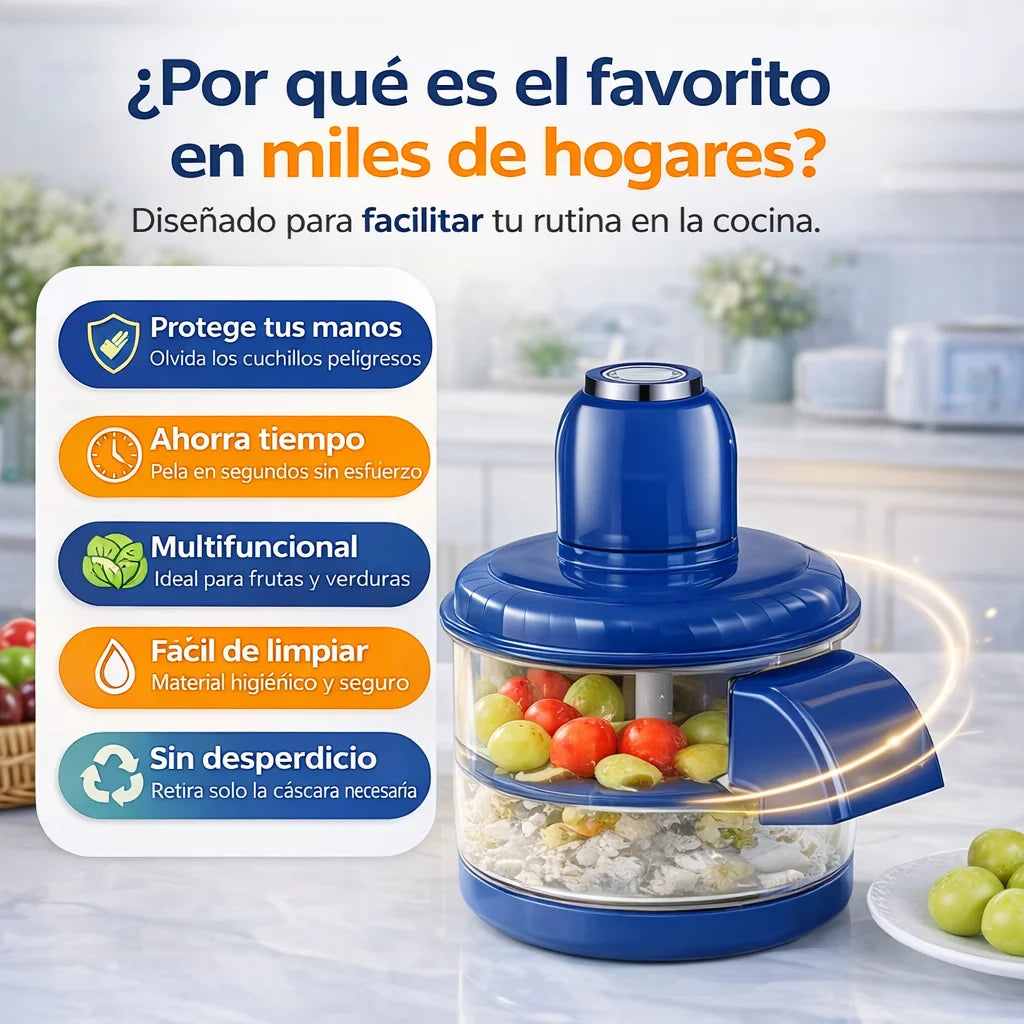 PELADOR DE FRUTAS Y VERDURAS ELECTRICO