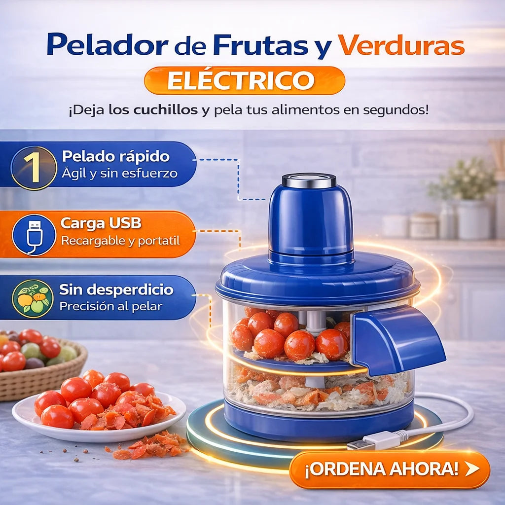 PELADOR DE FRUTAS Y VERDURAS ELECTRICO