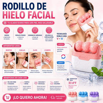 RODILLO DE HIELO FACIAL