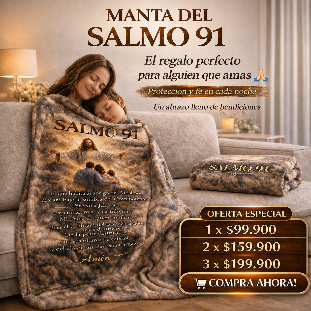 MANTA DE PROTECCIÓN SALMO 91