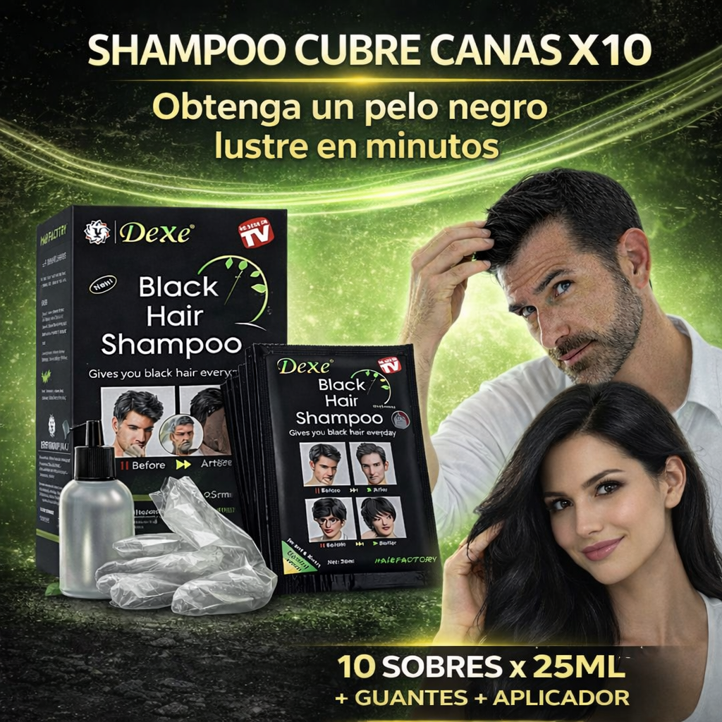 SHAMPO CUBRE CANAS X 10